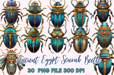 Ancient Egypt Scarab Beetle Sublimation Bundle
