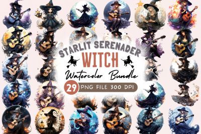 Starlit Serenader Witch Sublimation Bundle