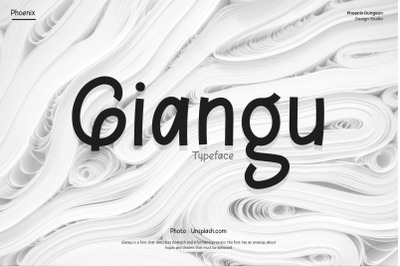 Giangu Typeface
