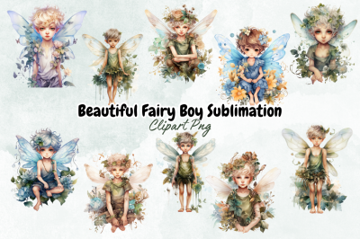 Beautiful Fairy Boy Sublimation Bundle