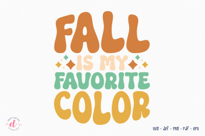 Fall is My Favorite Color - Retro Fall SVG