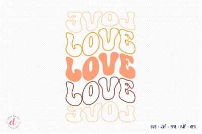 Retro Fall SVG | Love SVG Cut File