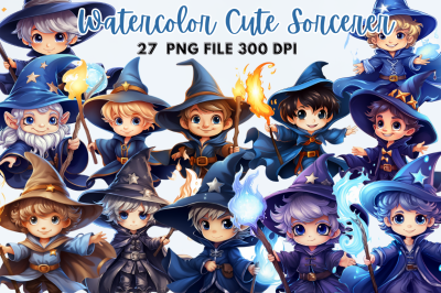 Cute Sorcerer Sublimation Bundle