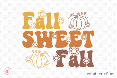 Retro Fall SVG, Fall Sweet Fall SVG