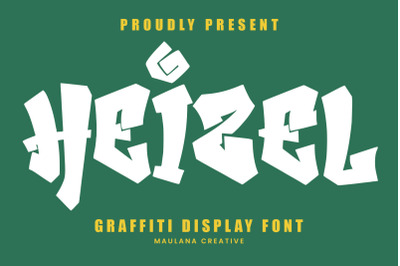 Heizel Graffiti Display Font