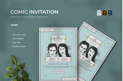 Comic - Wedding Invitation