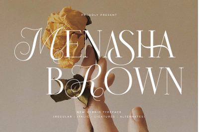 Menasha Brown Typeface