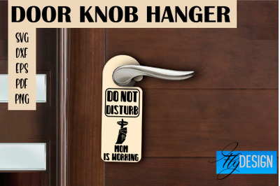 Door Knob Hanger SVG | Funny Quotes SVG Design