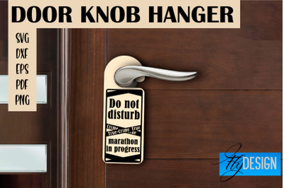 Door Knob Hanger SVG | Funny Quotes SVG Design