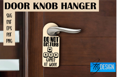 Door Knob Hanger SVG | Funny Quotes SVG Design