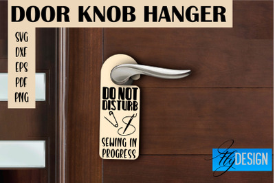 Door Knob Hanger SVG | Funny Quotes SVG Design