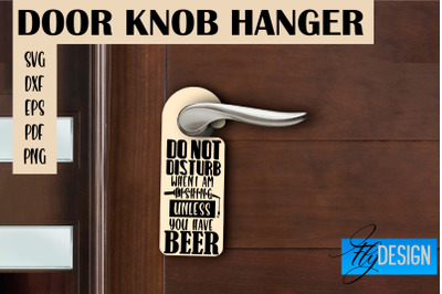 Door Knob Hanger SVG | Funny Quotes SVG Design