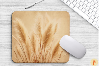 Pampas Grass On Soft Beige Background