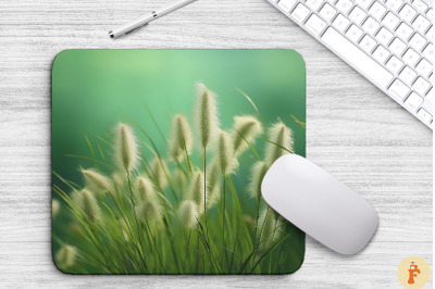 Pampas Grass On Soft Green Background