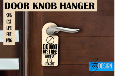 Door Knob Hanger SVG | Funny Quotes SVG Design