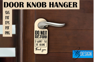 Door Knob Hanger SVG | Funny Quotes SVG Design