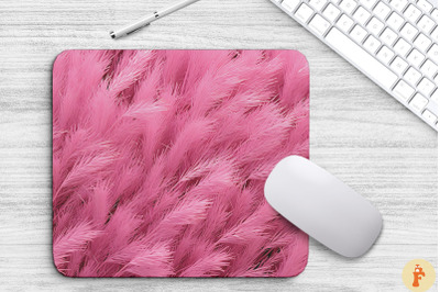 Pink Distinguished Grass Mouse Pad