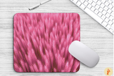 Pink Distinguished Grass Mouse Pad