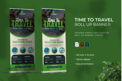 Time to Travel - Roll Up Banner