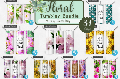 Floral Tumbler Bundle