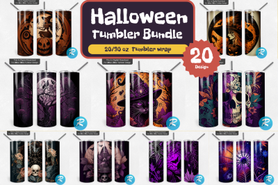 Halloween Png Tumbler Bundle