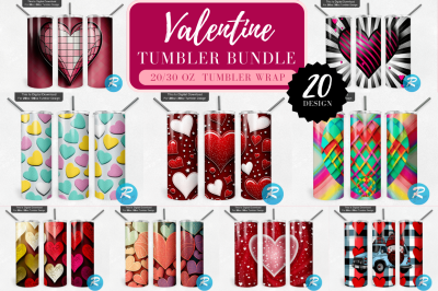 Valentine png Tumbler Bundle