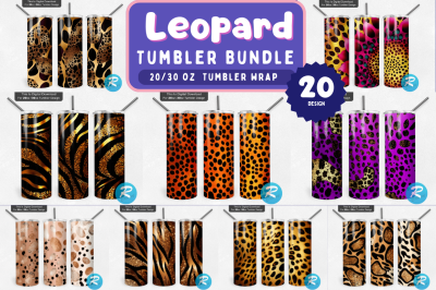 Leopard Png Tumbler Bundle