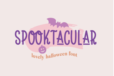 Spooktacular Halloween Groovy Font