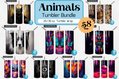 Animalas Png Tumbler Bundle