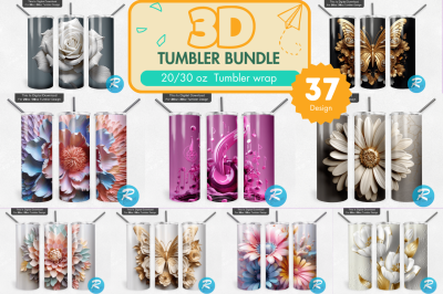 3D Png Tumbler Bundle