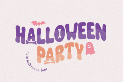 Halloween Party Cute Halloween Font