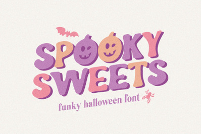 Spooky Sweets Funky Halloween Font