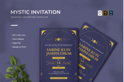 Mystic - Wedding Invitation