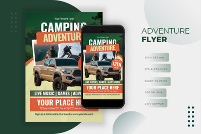 Camp Adventure - Flyer