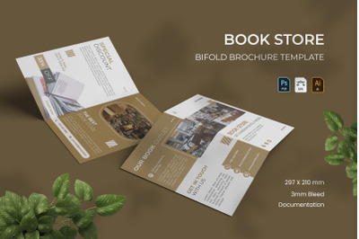 Book Store - Bifold Brochure