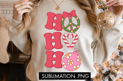 Ho Ho Ho PNG Sublimation