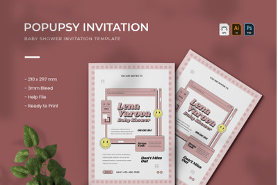 Popupsy - Baby Shower Invitation