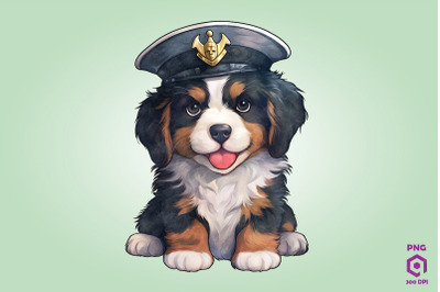 Sailor Bernese Mountain Dog Clipart