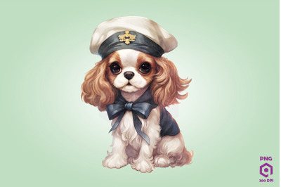 Sailor Spaniel Dog Clipart