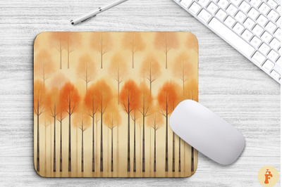 Minimalist Pattern Of Maple Trees