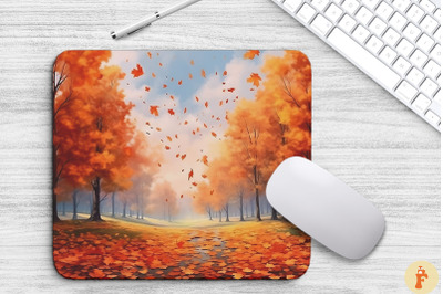 Beautiful Autumn Landscape Mouse Pad