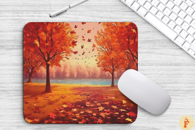 Beautiful Autumn Landscape Mouse Pad