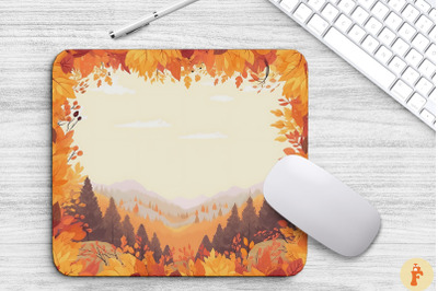 Autumn Foliage Mouse Pad Design