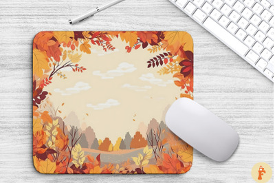 Autumn Foliage Mouse Pad Design