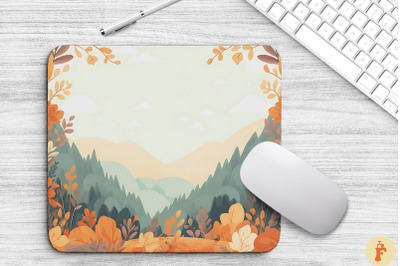 Autumn Foliage Mouse Pad Design