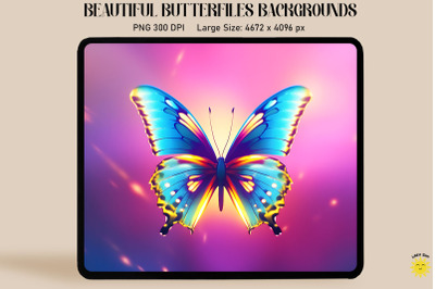 Beautiful Blue Butterfly Backgrounds