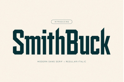 Smith Buck Typeface