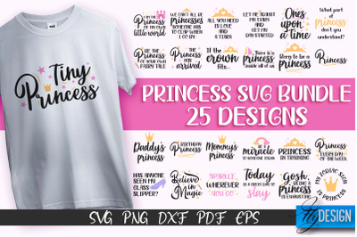 Princess SVG Bundle | Funny Girl Quotes SVG v 1.