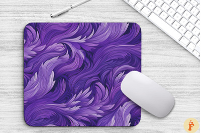 Purple Calming Pattern Mouse Pad Design