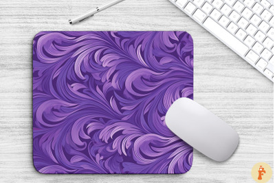 Purple Calming Pattern Mouse Pad Design